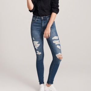 Abercrombie High Rise Skinny Jeans